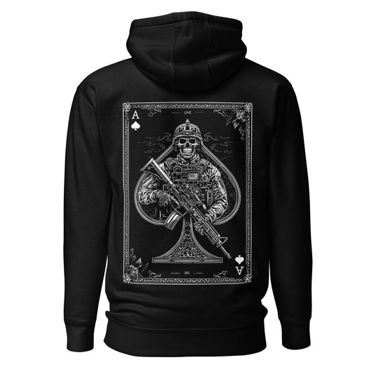 Potero Standard Ace Of Spades Huppari, musta takaa