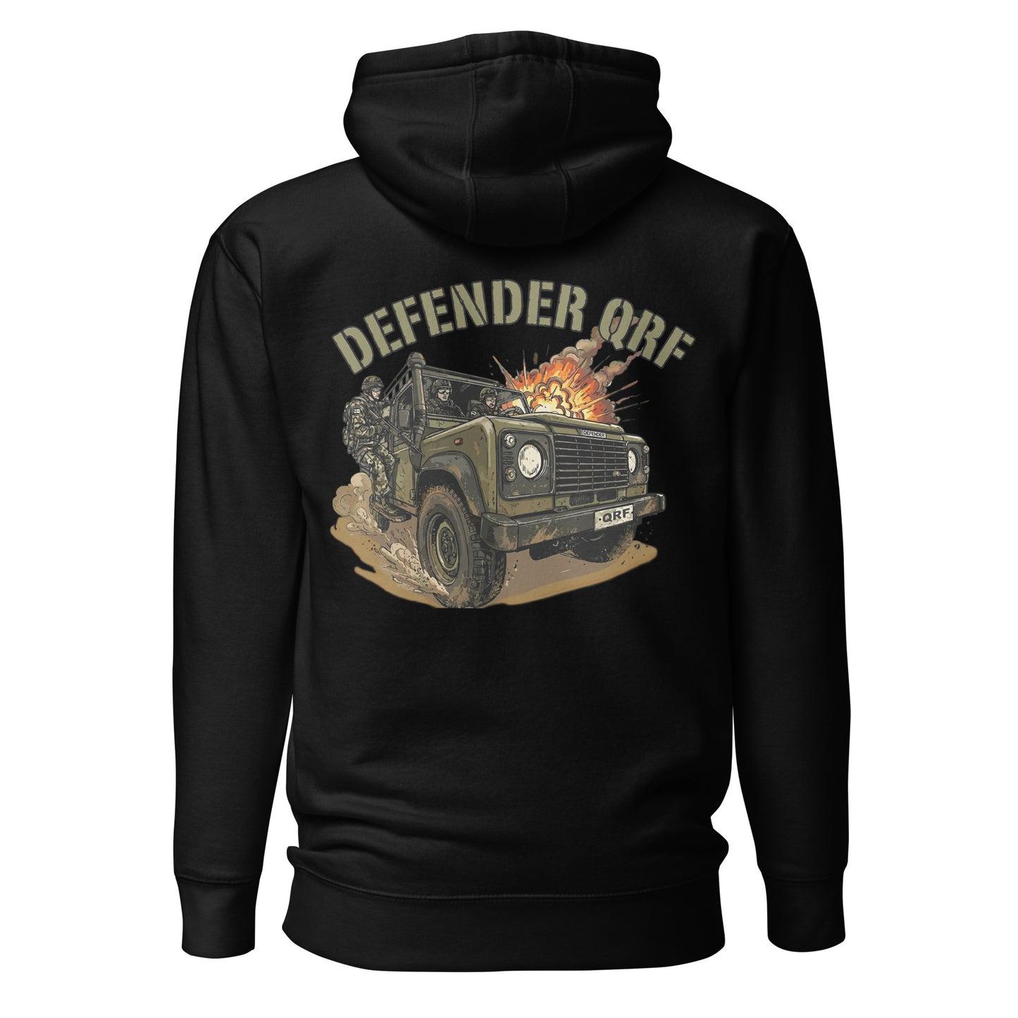 Potero Standard Defender QRF Huppari, musta takaa
