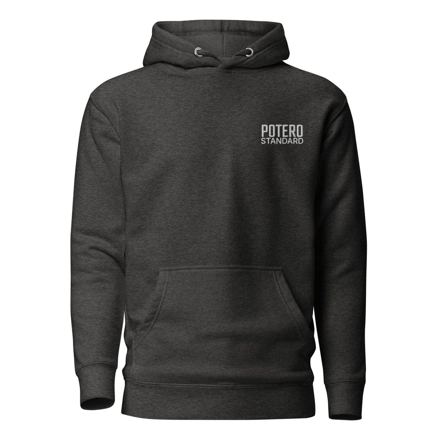 Potero Standard Tactical Kitty Collab Huppari, charcoal heather edestä