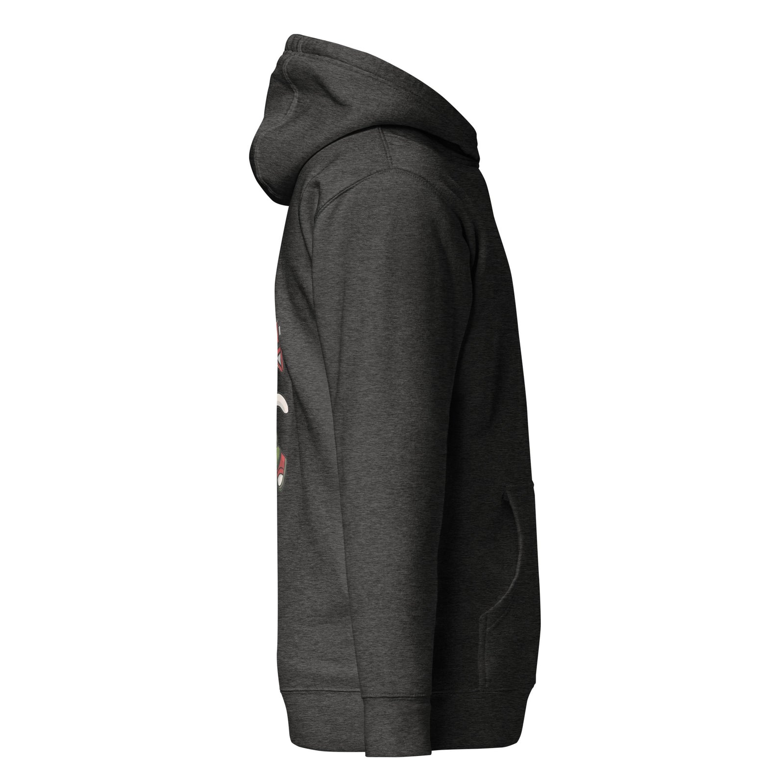 Potero Standard Tactical Kitty Collab Huppari, charcoal heather oikealta
