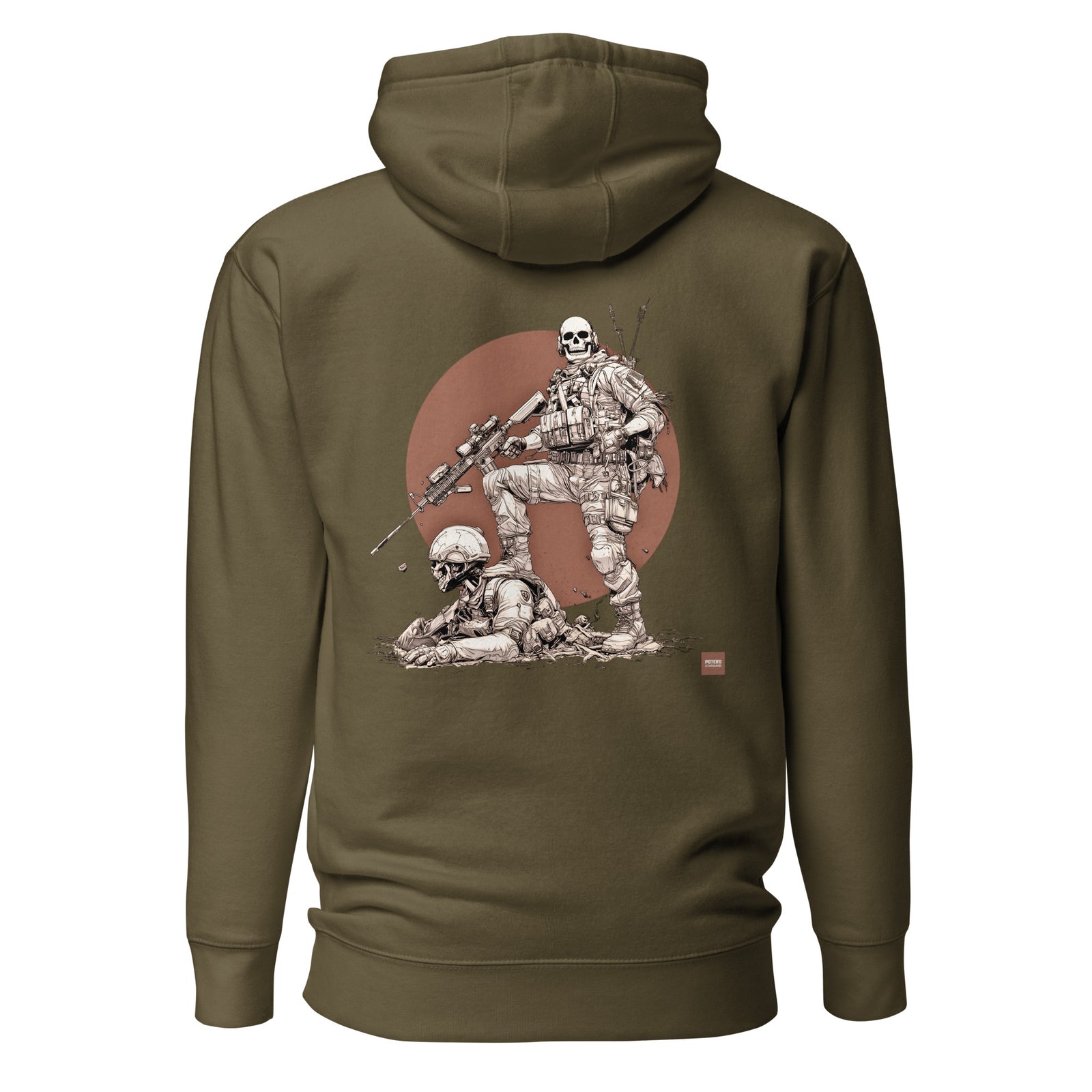 Potero Standard Happy Hunting Huppari, military green takaa