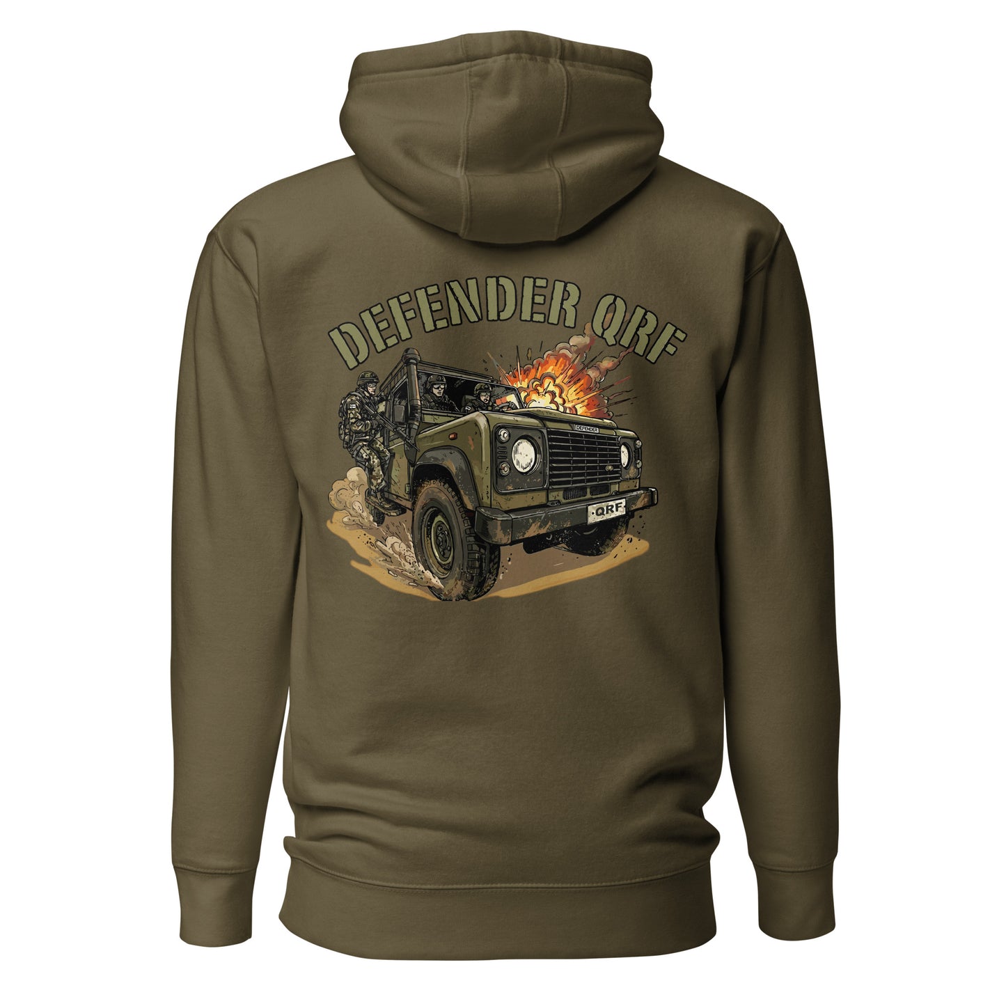 Potero Standard Defender QRF Huppari, military green takaa