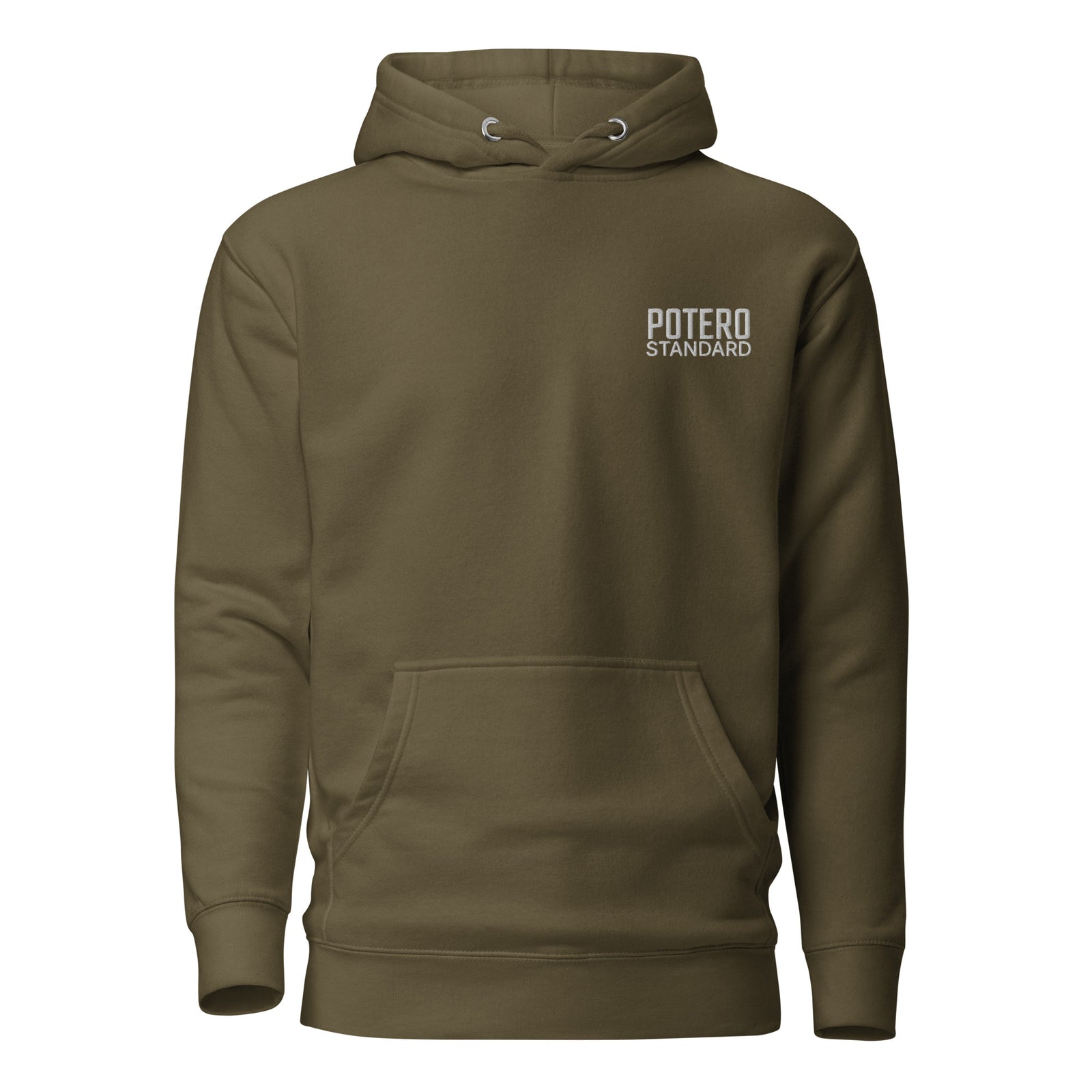 Potero Standard Stand With Ukraine - Huppari, military green edestä
