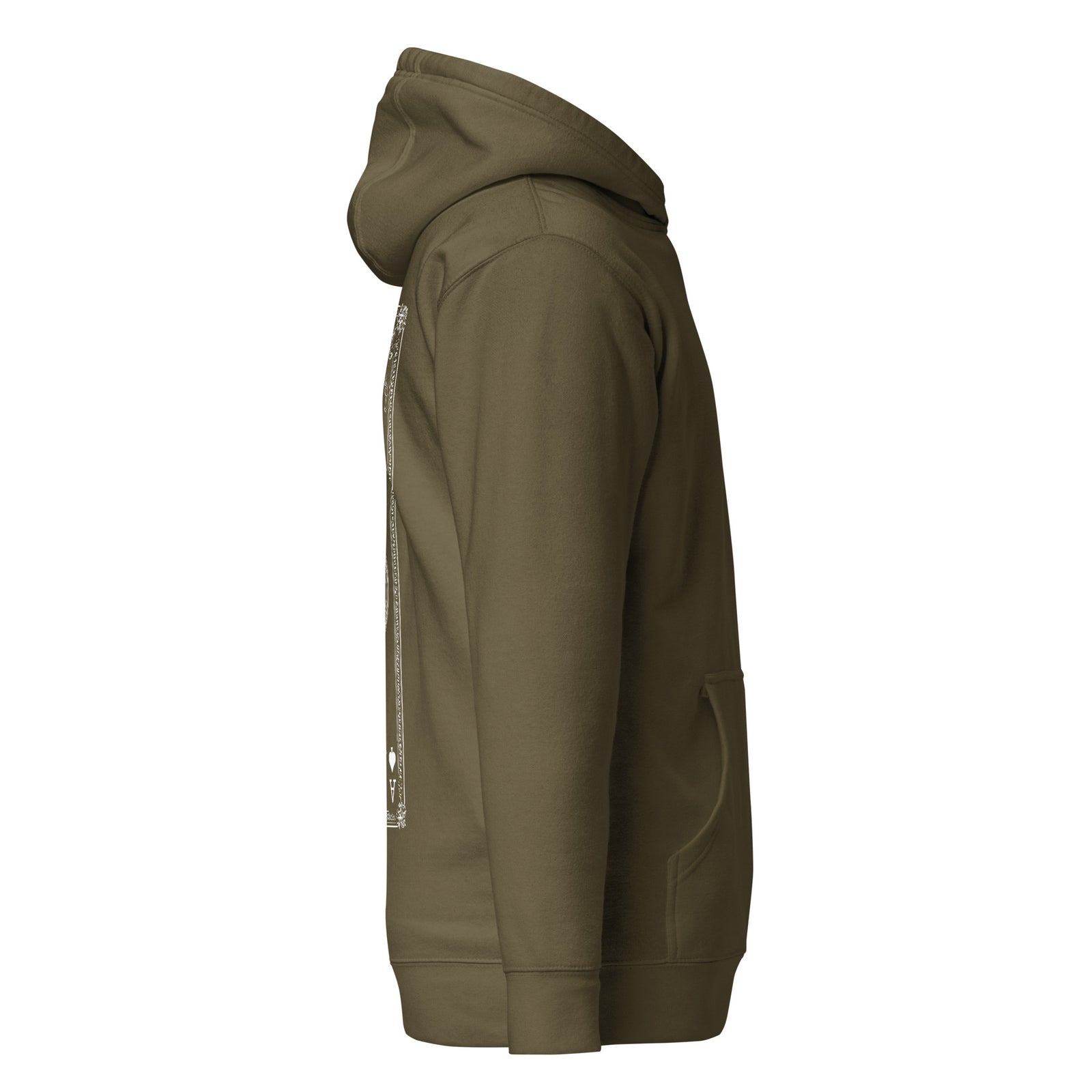Potero Standard Ace Of Spades Huppari, military green oikealta