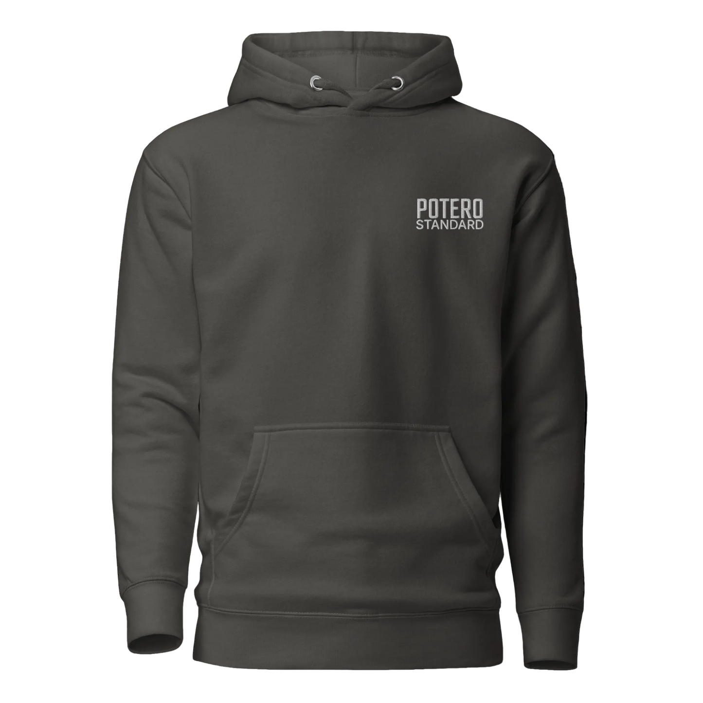 Potero Standard Kaukopartio Huppari, vintage black edestä
