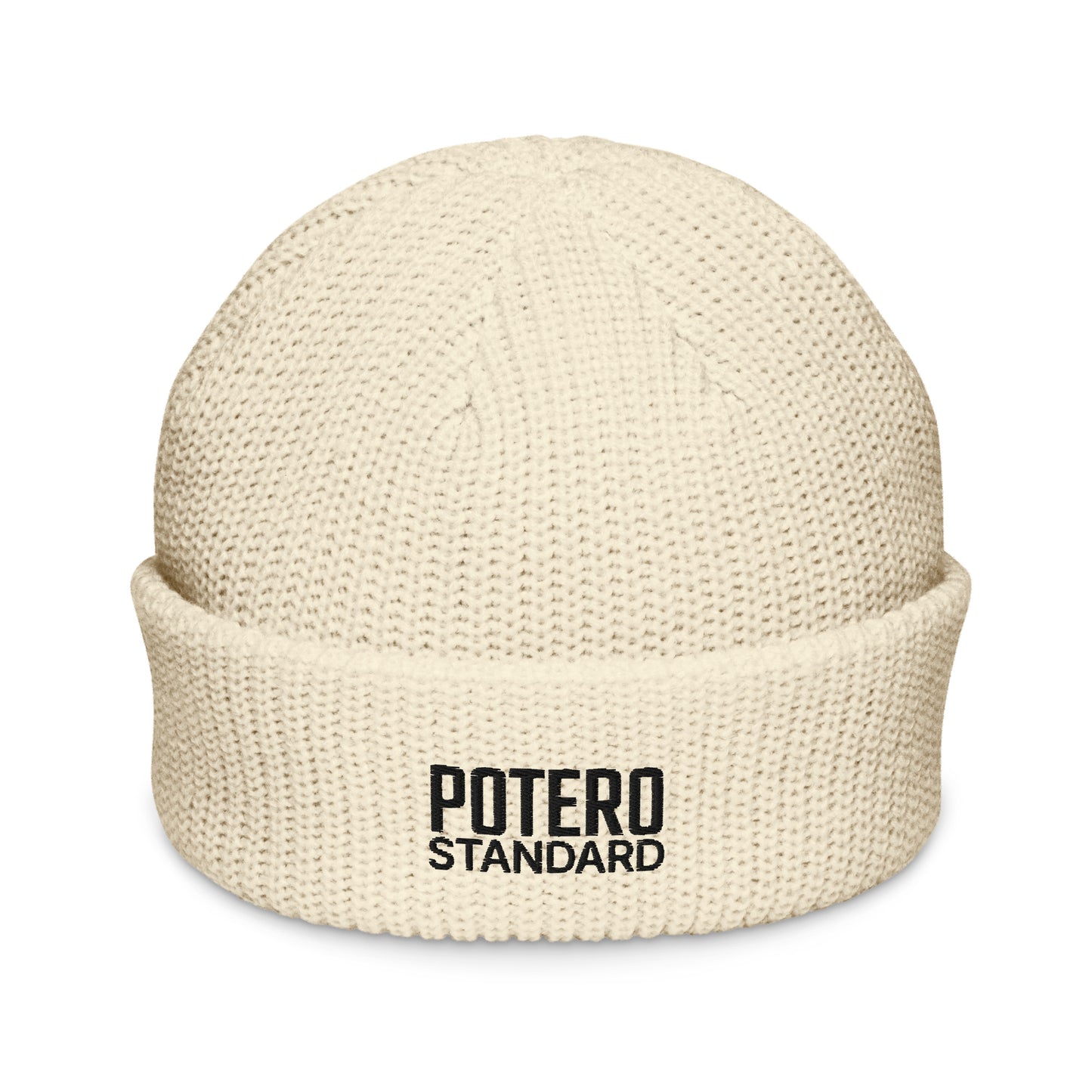 Potero Standard Kalastajan pipo, valkoinen edestä