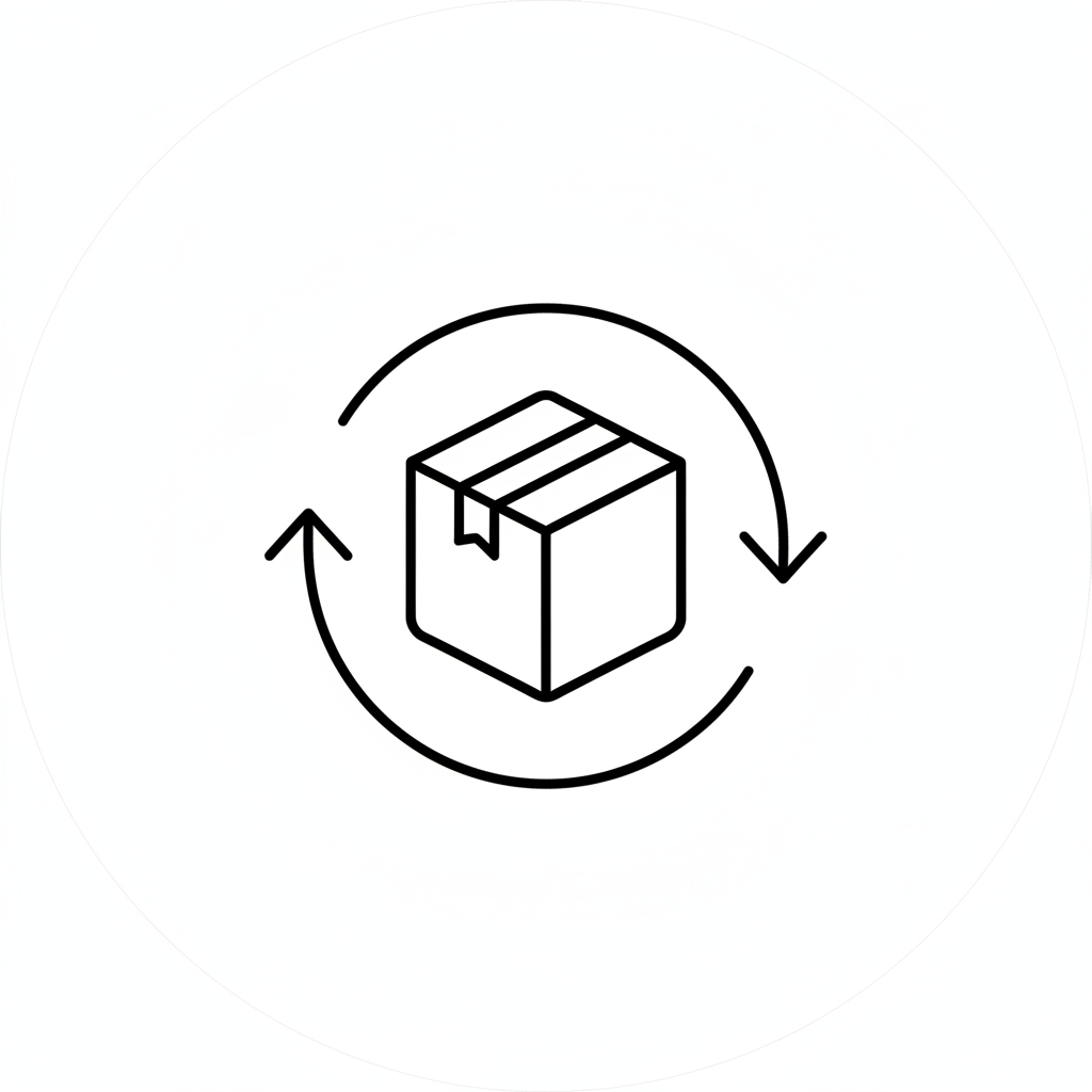 shipping and return icon