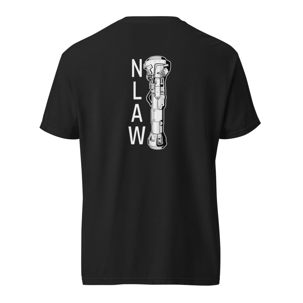NLAW T-paita – takaprintti (Black)