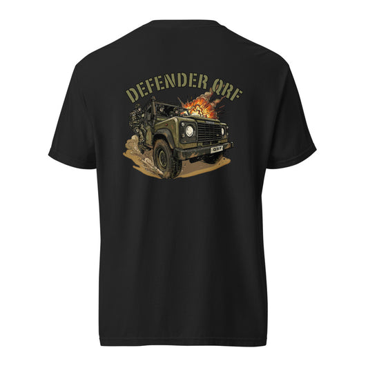 Defender QRF T-paita – takaprintti (Black)