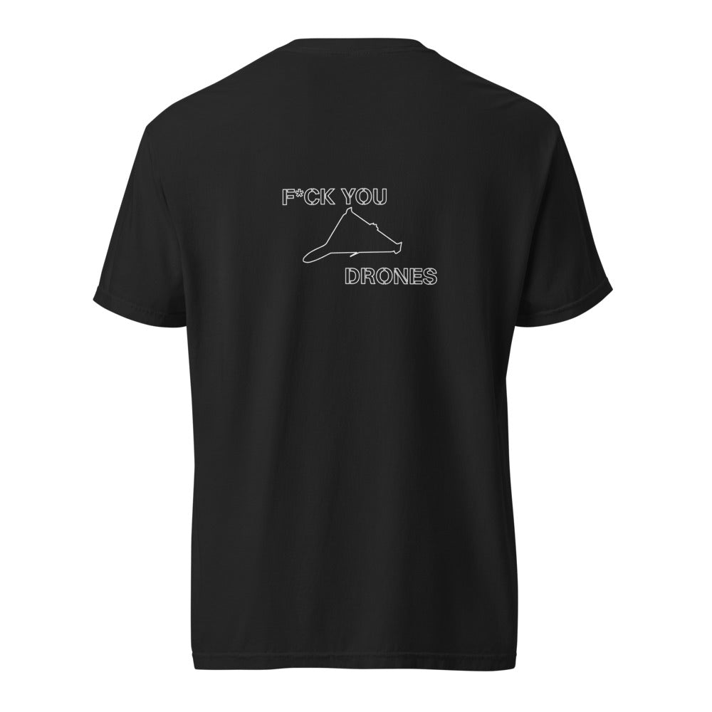 I Hate Those Damn Drones - T-paita – takaprintti (Black)