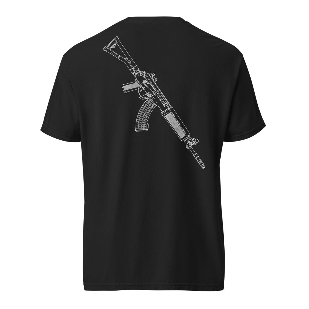 RK-95 TP T-paita – takaprintti (Black)