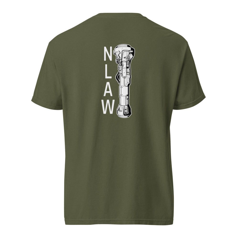 NLAW T-paita – takaprintti (Hemp)